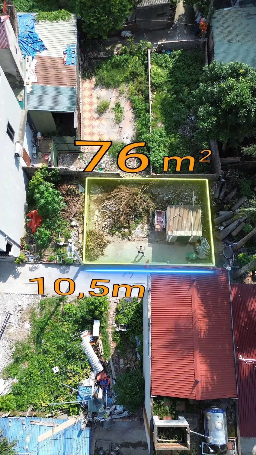 Đất nền Đông Anh 76m² - Mặt tiền 10.5m - Giá Tốt Đầu Tư/Ở