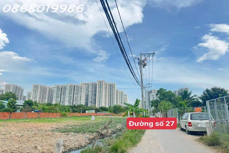 3.15tỷ TL  Đất mặt tiền đường số 27 - Nguyễn Xiển - P.Long Thạnh Mỹ