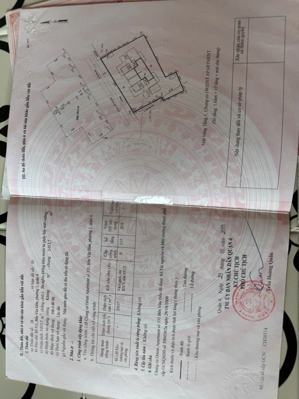 Bán Shophouse & Sàn Văn Phòng Orient Apartment Quận 4 - Dòng Tiền 4 Tỷ/Năm