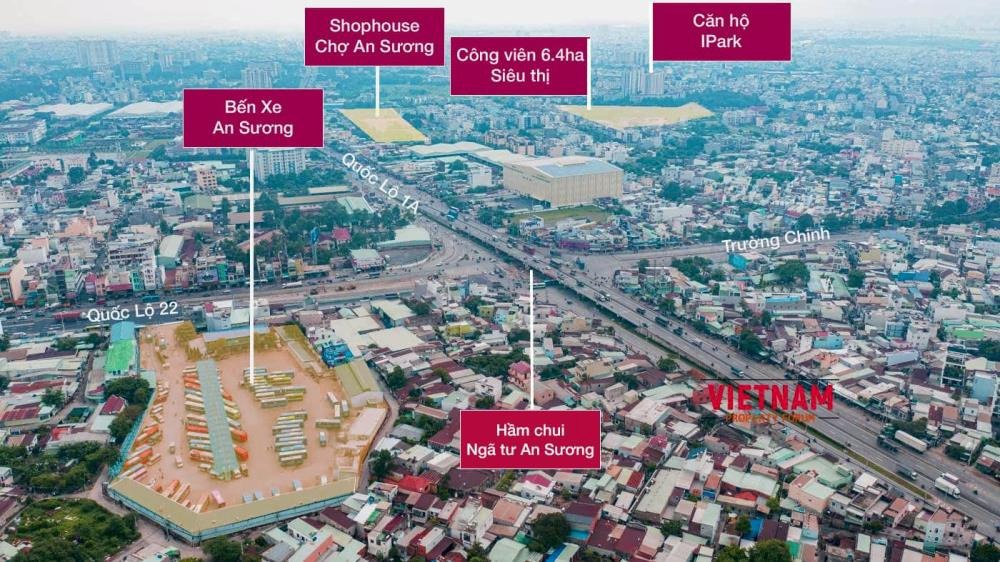 Nhà Phố Mặt Tiền An Sương - Đầu Tư Kinh Doanh Vàng Tại Quận 12