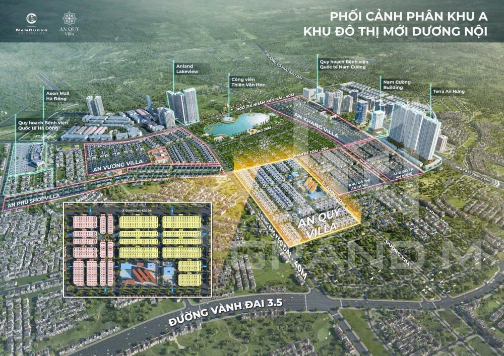 Cắt Lỗ Biệt Thự An Quý Villa Dương Nội 198m2 - 41 tỷ - Vị Trí Đắc Địa