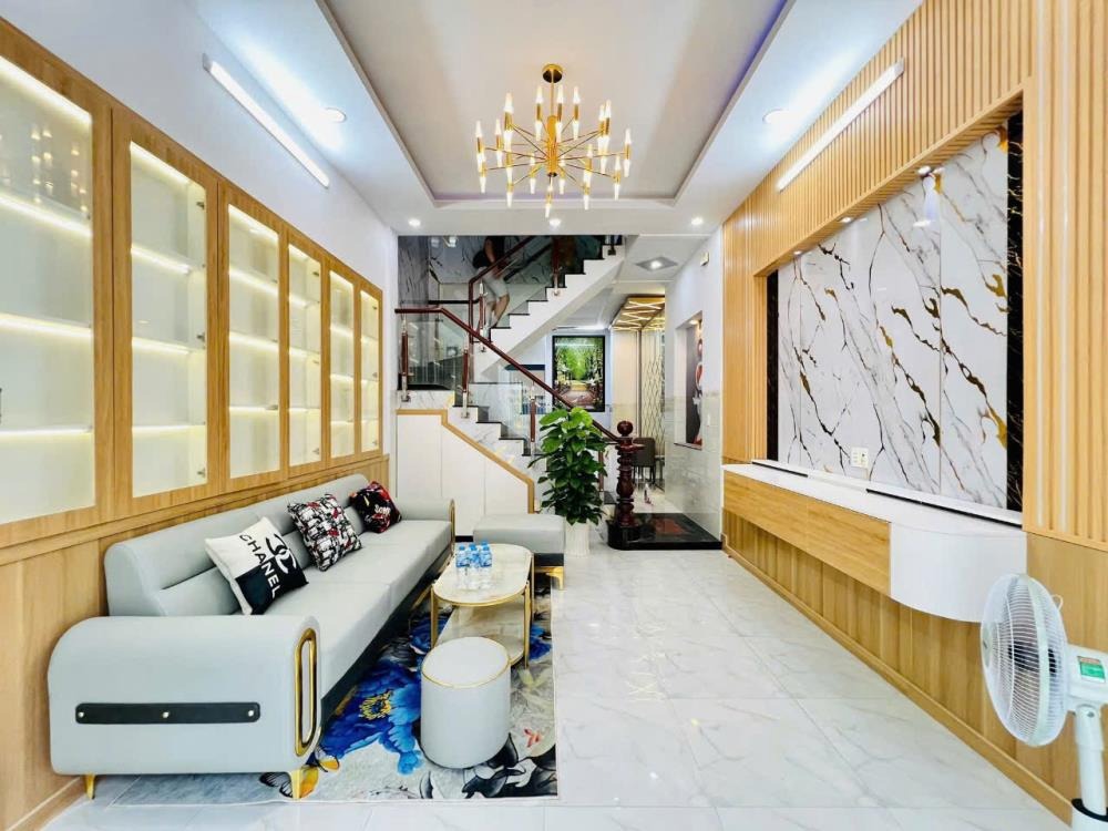 Nhà 1 Trệt 3 Lầu Tân Thới Hiệp 21, Quận 12 - Giá 5.25 Tỷ Full Nội Thất