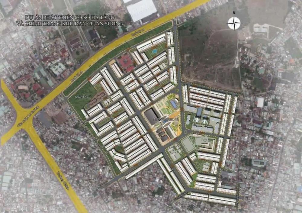 Nhà Phố Kinh Doanh Quận 12: Mặt Tiền Chợ An Sương, Đầu Tư Sinh Lời