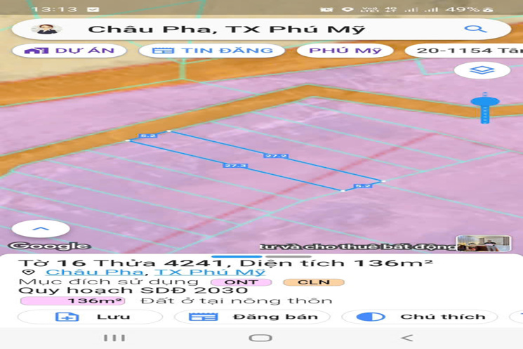 ĐẤT ĐẸP - GIÁ TỐT - Chính Chủ Bán Đất gần cổng KCN Sonadezi Châu Đức, điểm đầu Vành Đai 4