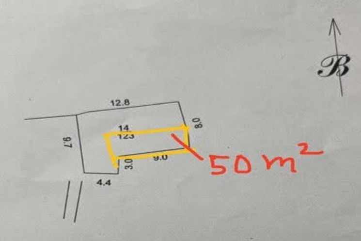 Bán nhà ngõ Khuyến Lương, Trần Phú, Hoàng Mai. DT 50m2, 1 tầng, 1 ngủ. Sổ đỏ chính chủ. Giá 5 tỷ