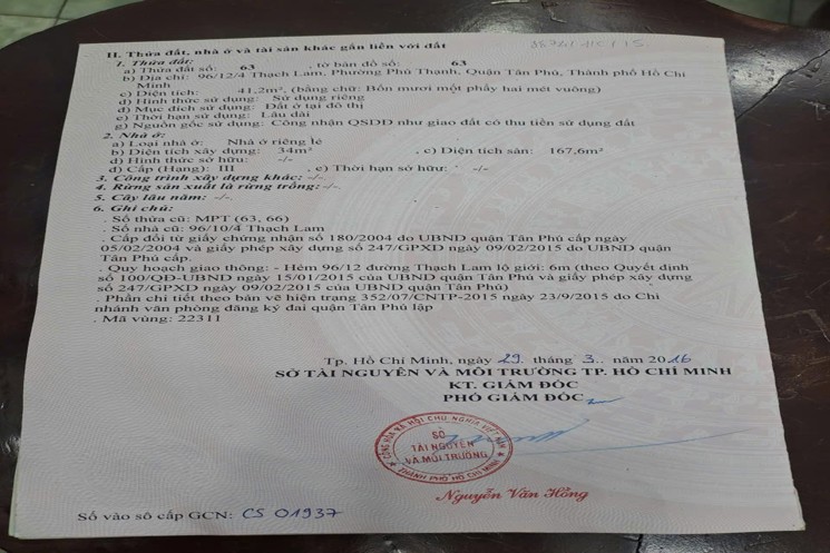 NHÀ ĐẸP - GIÁ TỐT - CHÍNH CHỦ Bán Nhà Phường Phú Thạnh, Quận Tân Phú, HCM