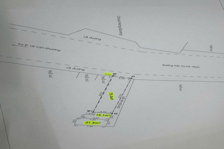 BÁN NHÀ MẶT TIỀN TRẦN THỊ CỜ, P.THỚI AN, Q.12 – KẾ BÊN BÁCH HOÁ XANH