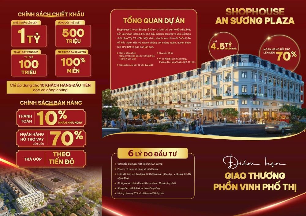 Căn Góc ShopHouse An Sương: Đầu Tư Sinh Lời, Vị Trí Đắc Địa