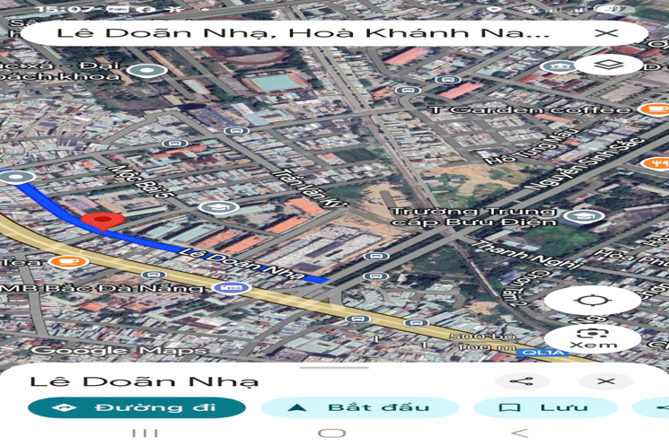 Bán đất tặng nhà đường Lê Doãn Nhạ, Phường Hòa Khánh Nam, Quận Liên Chiểu