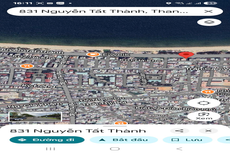 Bán Đất mặt tiền đường Nguyễn Tất Thành – xã Thanh Khê – thành phố Đà