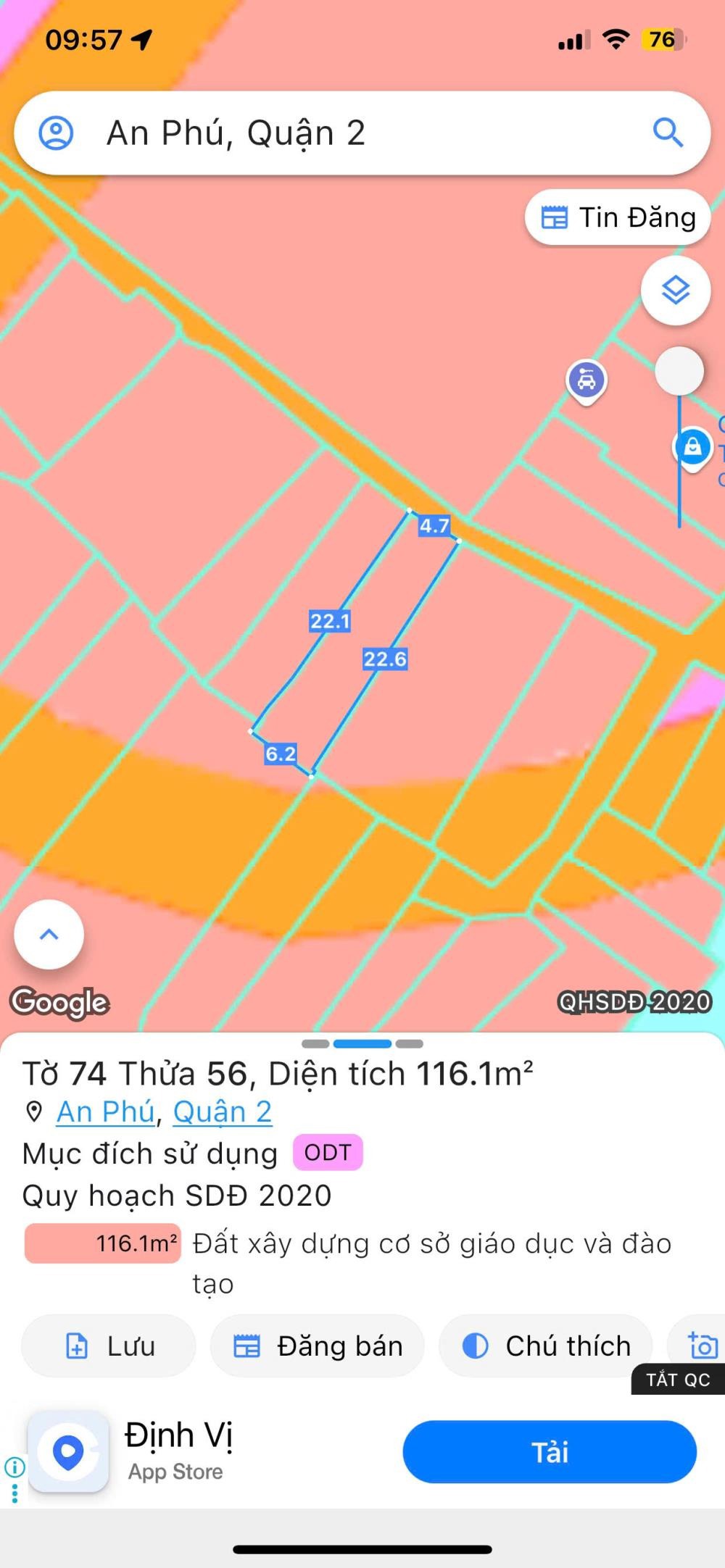 Chính chủ bán nhà cấp 4 - 116m2 (ODT) - P. An Phú, TP. Thủ Đức