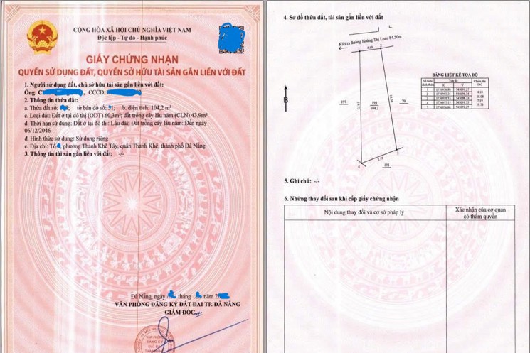 Bán đất kiệt Ô TÔ sau lưng MT Hoàng Thị Loan kiệt thông