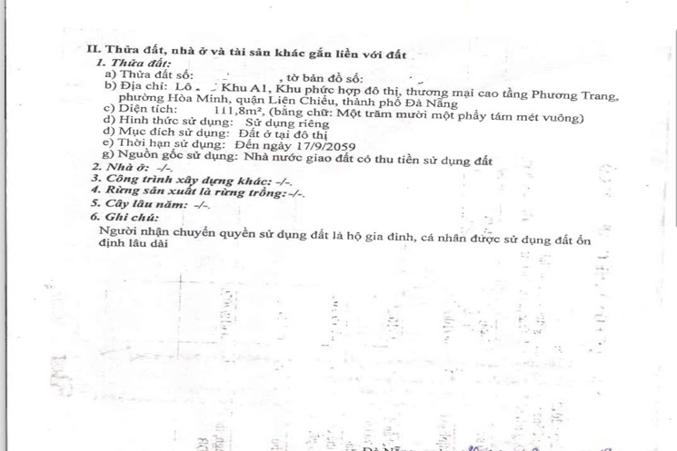 Bá.n đất 2 mặt tiền đường Nguyễn Như Hạnh, Hòa Minh, Liên Chiểu