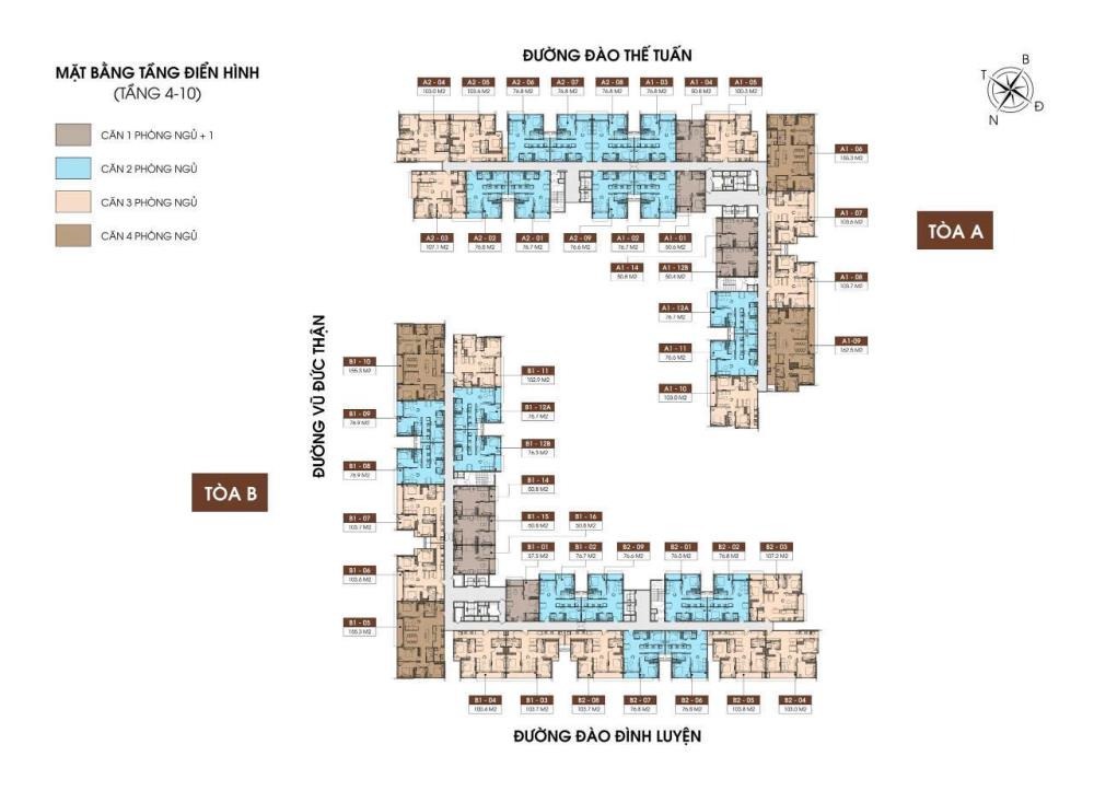 Căn Góc 4PN Vinhomes Riverside Long Biên - View Đẹp, Giá Tốt