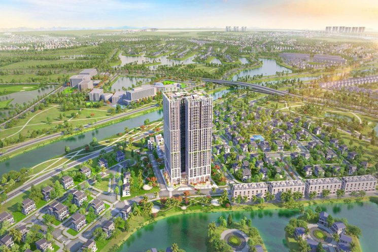 Duy nhất 1 căn 3PN 96m2 tầng trung đẹp, view thoáng trong Ecopark giá tốt