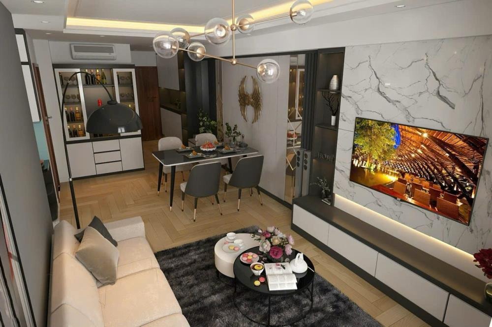 Bán Gấp Căn Hộ 2PN - 2VS, 67m2 Thiết Kế Hiện Đại, Khu Đô Thị Linh Đàm