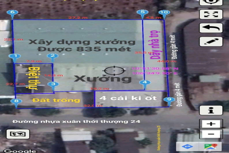 SIÊU PHẨM 1.382M ĐẤT 2 MẶT TIỀN NHỰA – TRUNG TÂM BÀ ĐIỂM – HÓC MÔN