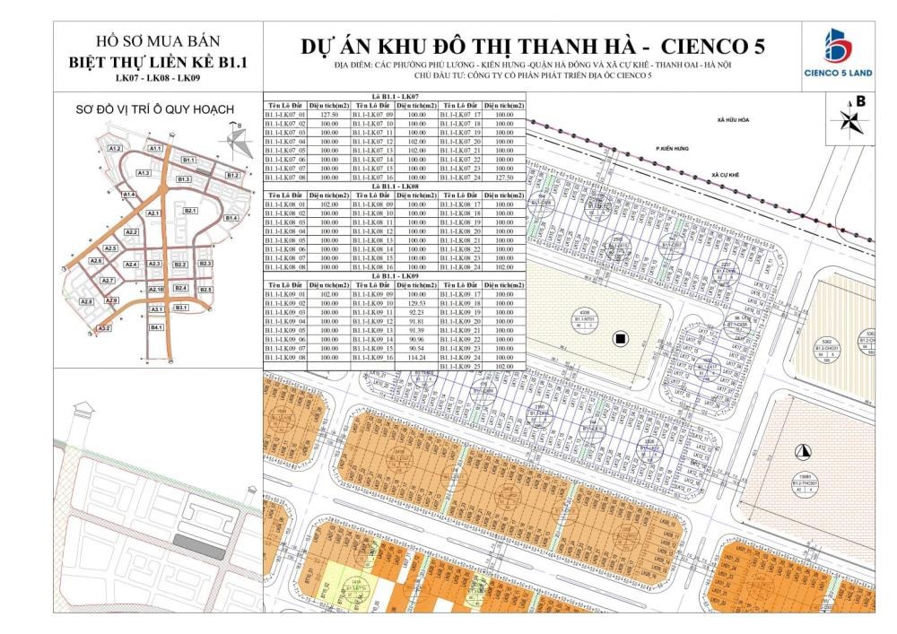 Bán Gấp LK Khu B1.1 Thanh Hà: Giá Từ 15 Tỷ - Vị Trí Đẹp, Thiết Kế Hiện Đại