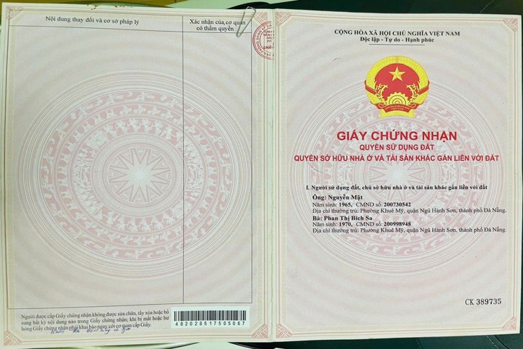 Cằn Bán Đất Tặng Nhà Cấp 4 Tại Số 58, Nhà Hoàng Văn Hòe, Phường Khuê Mỹ, Ngũ Hành Sơn, Đà Nẵng