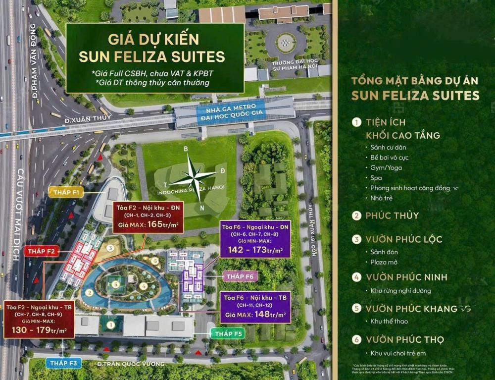 Sun Feliza Suites: Nơi Tinh Hoa Hội Tụ - Biệt Mạc Đẳng Cấp Tại Cầu Giấy
