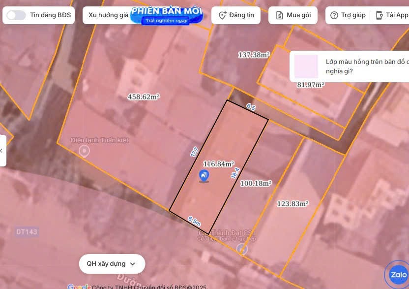 118m2 Đất Cấp 4 Mặt Đường TL422, Di Trạch, Hoài Đức - Đầu Tư Sinh Lời Ngay