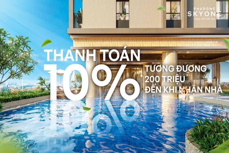 CHỈ TỪ 4,5 TRIỆU/THÁNG – SỞ HỮU NGAY Tổ ấm Phú Đông SkyOne