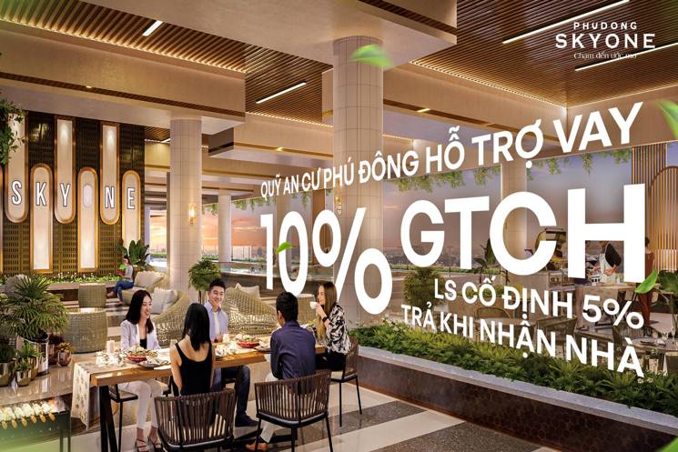 CHỈ TỪ 4,5 TRIỆU/THÁNG – SỞ HỮU NGAY Tổ ấm Phú Đông SkyOne