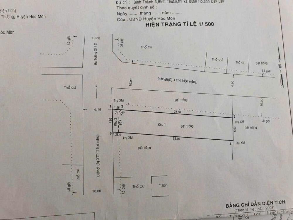 Đất Nền Giá Tốt Quận Hóc Môn - 137m2, Nở Hậu, Pháp Lý Rõ - Đầu Tư Sinh Lời