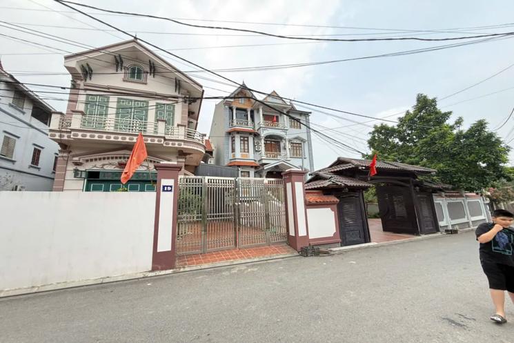 BÁN 84M2 ĐẤT  Nguyên Khê - Đông Anh mặt tiền 4m, 5 tỷ.Ô TÔ VÀO ĐẤT