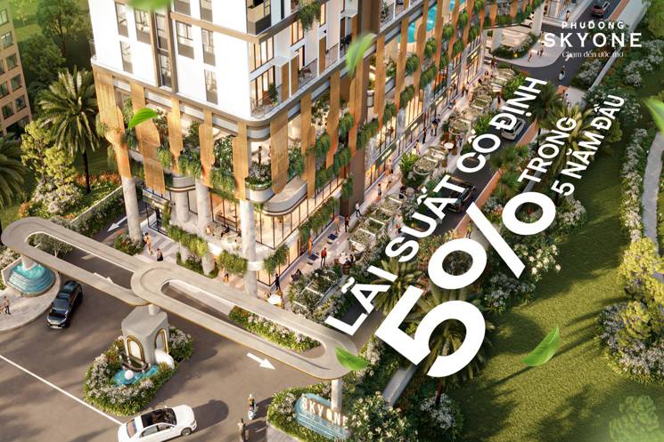 Thanh toán 4,5 triệu/tháng – An cư tại Căn hộ SkyOne hiện đại cho người trẻ