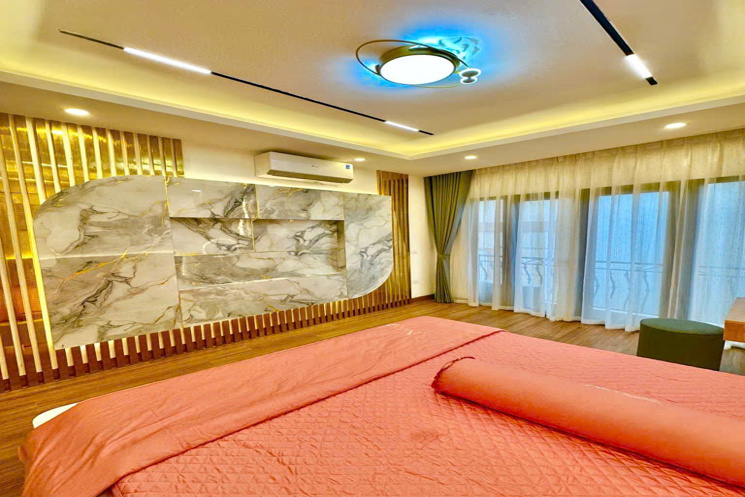 ✅NHÀ TẢ THANH OAI - THANH TRÌ - XÂY MỚI 5 TẦNG - NỘI THẤT ĐẸP TẶNG LẠI KHÁCH IU- Ô TÔ ĐỖ CỔNG giá