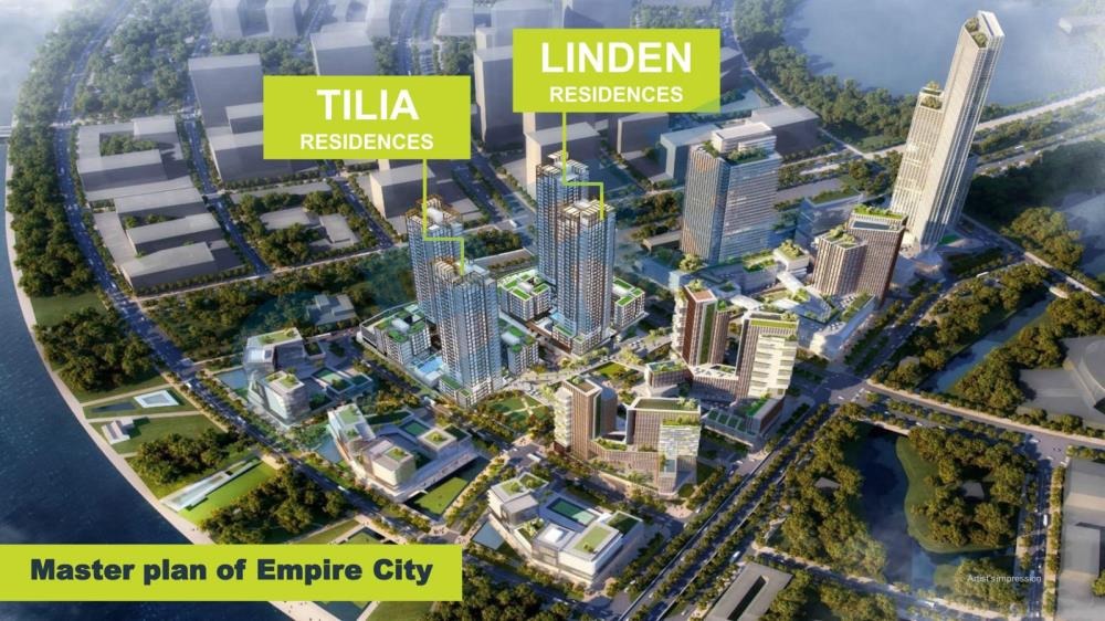 Cho Thuê Căn Hộ Empire City 90m2 - Full Nội Thất - Giá Tốt