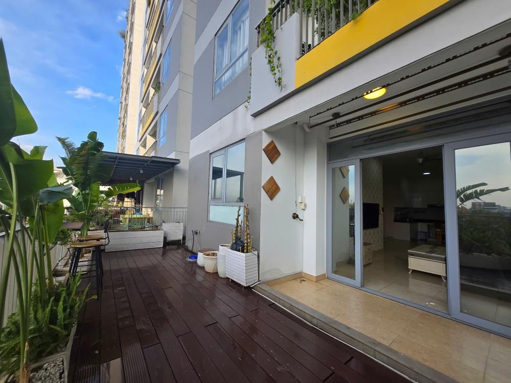 Cho thuê căn hộ sân vườn Opal Garden 2PN, View Hồ Bơi Đẹp - Giá 16tr/tháng