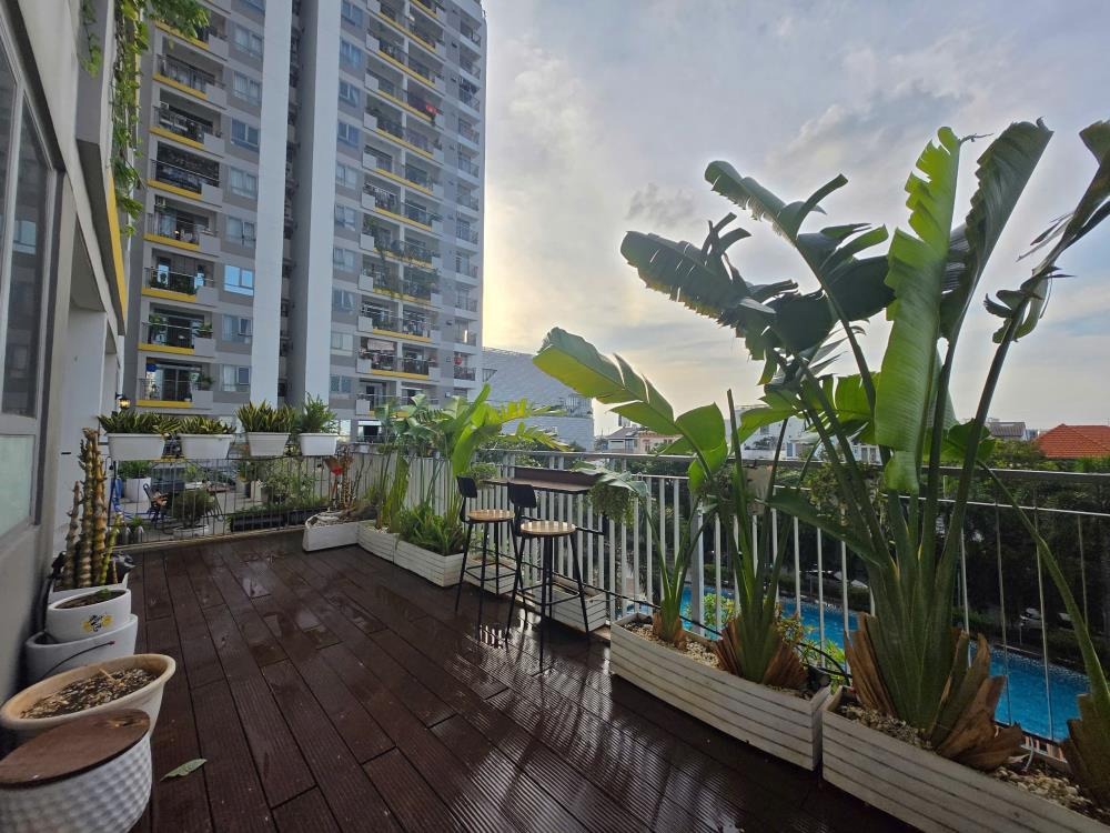 Cho thuê căn hộ sân vườn Opal Garden 2PN, View Hồ Bơi Đẹp - Giá 16tr/tháng