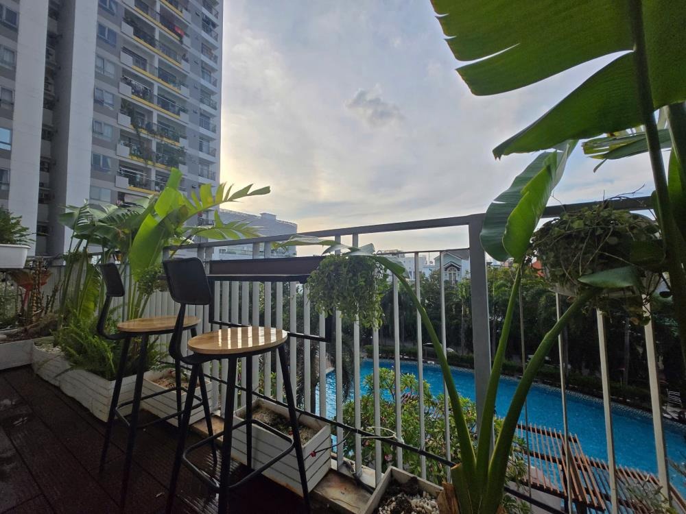 Cho thuê căn hộ sân vườn Opal Garden 2PN, View Hồ Bơi Đẹp - Giá 16tr/tháng