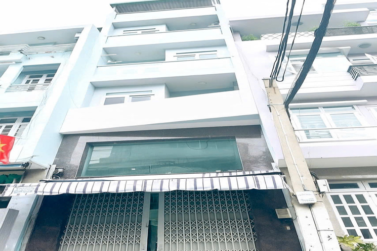 23 Triệu: Thuê nguyên căn 5 tầng 4 phòng ngủ- Hẻm xe tải thông khu Bắc Hải Quận 10. VŨ 0933910039