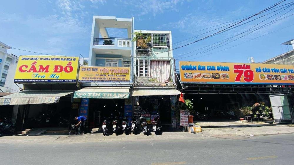 Mặt Tiền Kinh Doanh - 139m2 - 3 Tầng - 16.5 Tỷ TL - Phú Thọ Hòa