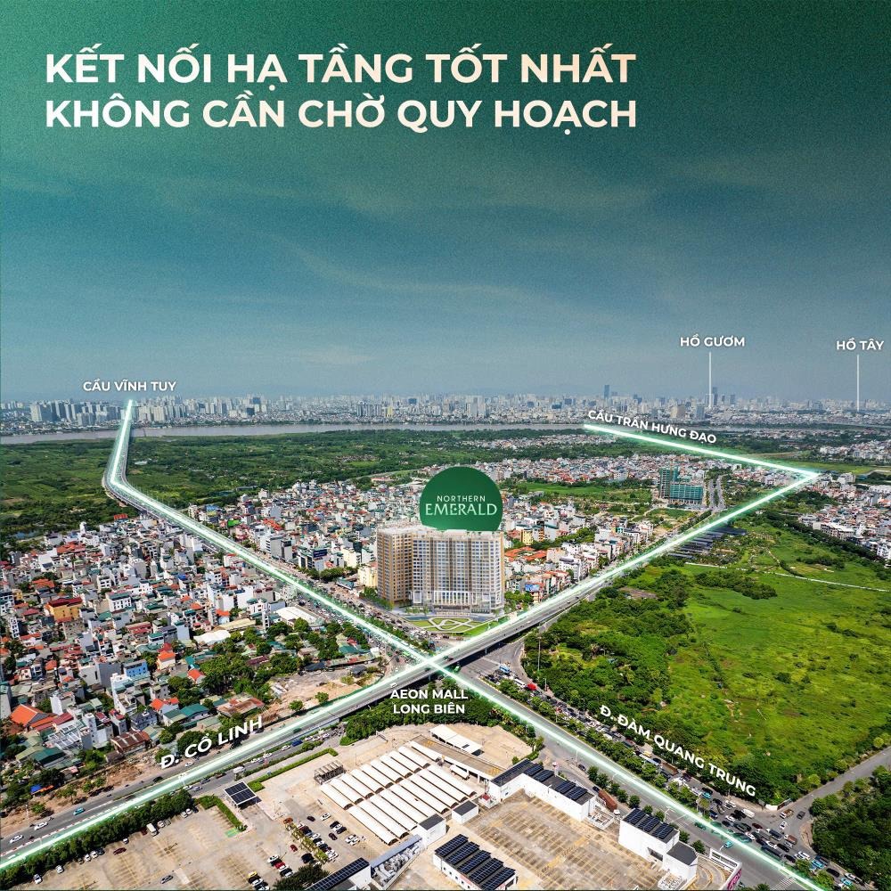 Northern Emerald Long Biên: Căn hộ cao cấp - Đầu tư - An cư