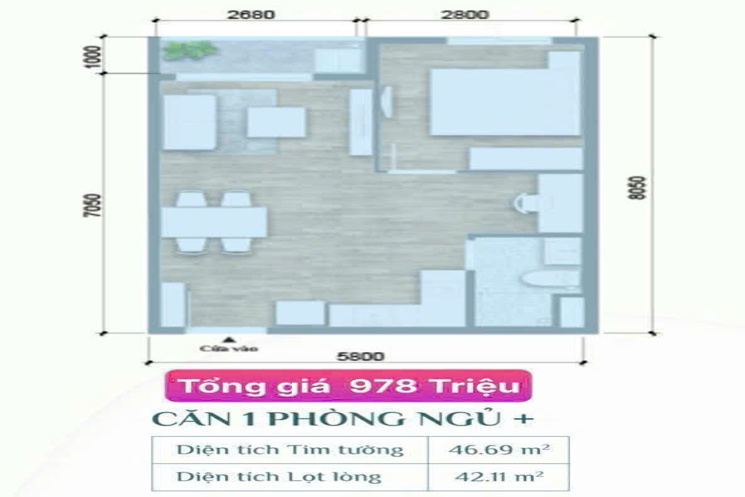 Chỉ 160 triệu sở hữu ngay căn hộ FULL nội thất tại TP. Mới Bình Dương