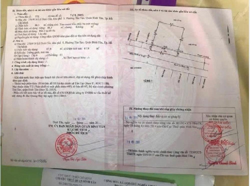 Bán Nhà Cấp 4, 84m2, Tân Tạo, Bình Tân - Giá 5.2 Tỷ