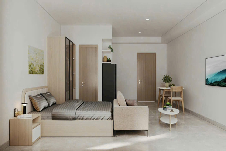 Căn hộ Studio gần KCN VSIP 2 – Ở hoặc cho thuê đều lời