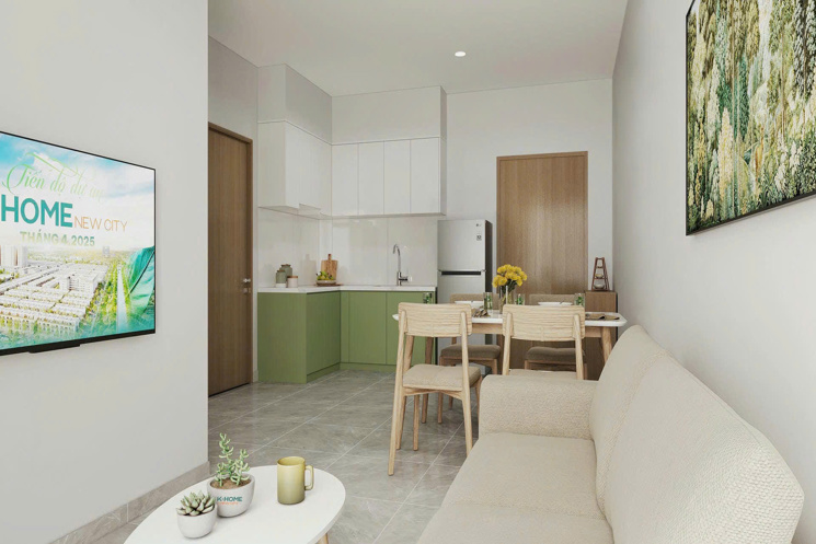 Căn hộ 1PN K‑Home chỉ 978 triệu – Sở hữu ngay tại trung tâm TP Mới Bình Dương