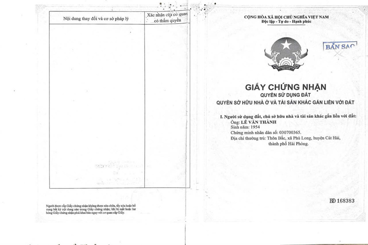 ĐẤT ĐẸP - GIÁ RẺ- Bán GẤP Lô Đất ĐẶC KHU CÁT HẢI - HẢI PHÒNG,  ĐẤT THỔ CƯ (ĐẢO CÁT BÀ)