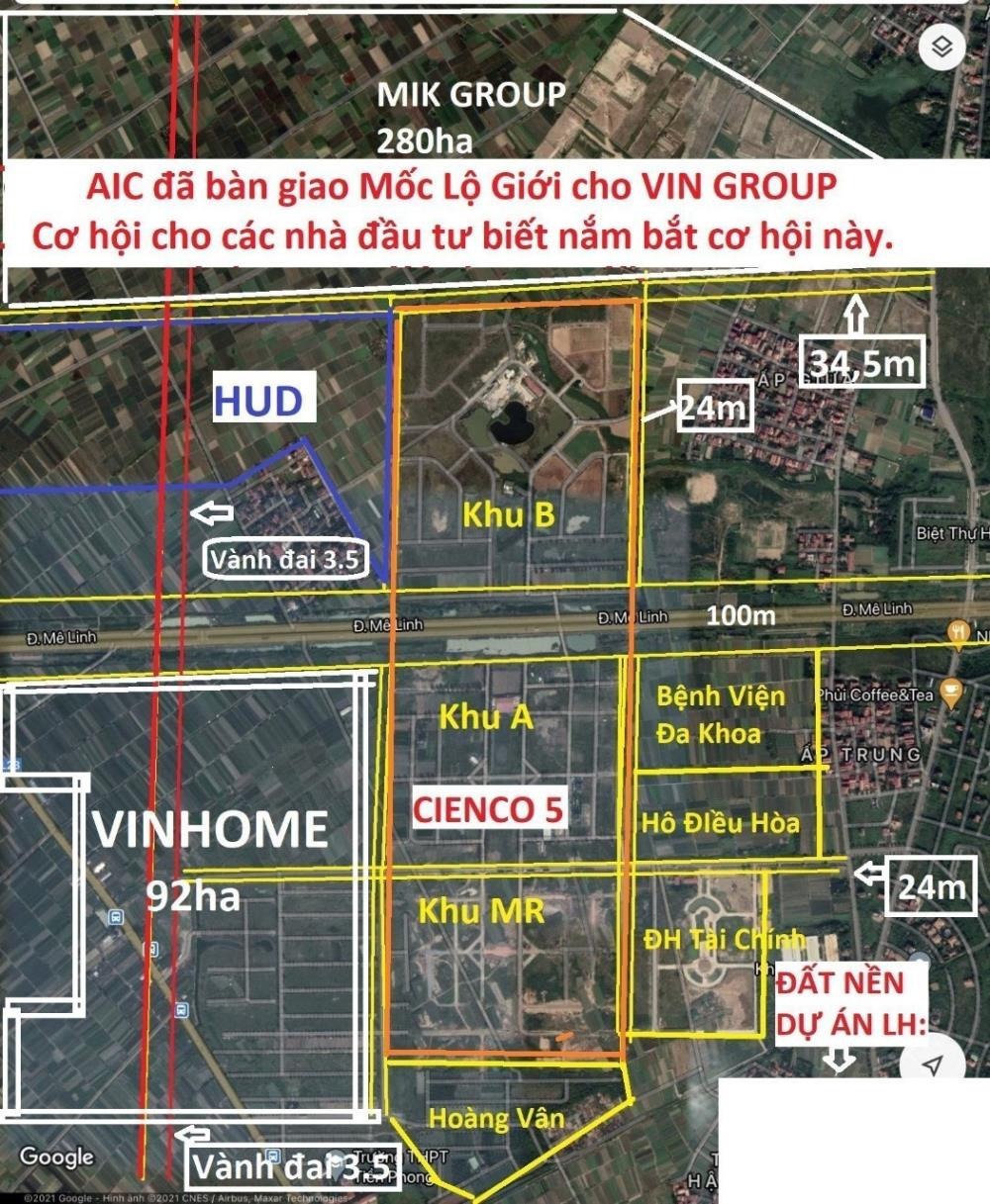 Bán Gấp 3 Căn Liền Kề Sun Group Mê Linh - Giá Đầu Tư Tốt