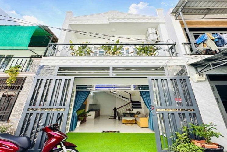 Nhà Nở hậu 2 tầng Hẻm xe tải DTSD 70m2 – Lê Văn Khương Q12