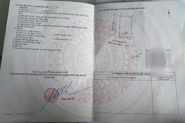 BÁN NHÀ CĂN GÓC 2 TẦNG, HẺM PHƯỚC HẢI 1 TỶ 690 TRIỆU