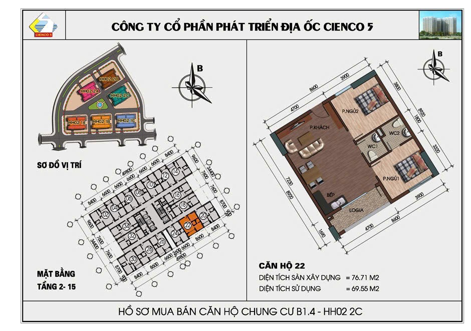 Bán Căn Hộ Tầng 3 KĐT Thanh Hà - Giá Tốt, Vay Ngân Hàng 95%