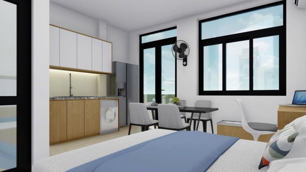 Nhà Đội Cấn 7 Tầng Thang Máy, 11 Căn Hộ, Kinh Doanh, Ô Tô Đỗ Cận Nhà - 28.8 Tỷ