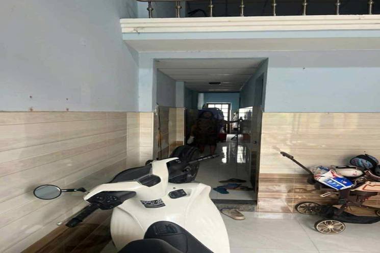 ♣ Nhà sát MT Ông Ích Đường, Chợ Cẩm Lệ, 63m2, 2 mặt thoáng, lửng đúc sạch, 3.29 tỷ