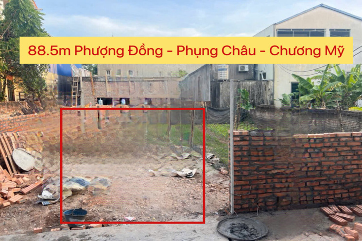 CHÍNH CHỦ CẦN BÁN LÔ ĐẤT 88,5M TẠI PHƯỢNG ĐỒNG-PHỤNG CHÂU-CHƯƠNG MỸ-HÀ NỘI